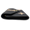LOUIS VUITTON 路易威登 M80968 VICTORINE 三折短夾 皮革 黑色 金釦