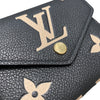 LOUIS VUITTON 路易威登 M80968 VICTORINE 三折短夾 皮革 黑色 金釦