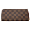 LOUIS VUITTON 路易威登 N41661 CLEMENCE 長夾 PVC帆布 棋盤格 紅色 金釦