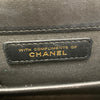 CHANEL 香奈兒 VIP 絲絨 皮革 中/短夾 黑色 金釦