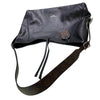 LOUIS VUITTON 路易威登 M25143 CARRYALL VIBE MM 肩背包 皮革 黑色 銀釦