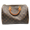 LOUIS VUITTON 路易威登 SPEEDY30 棕色 帆布 金釦