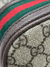 GUCCI 古馳 水桶包 550620 PVC帆布 老花 金釦
