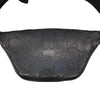 GUCCI 古馳 658582 腰包 GG Embossed PVC帆布 黑色 銀釦