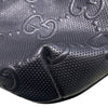 GUCCI 古馳 658582 腰包 GG Embossed PVC帆布 黑色 銀釦