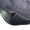 GUCCI 古馳 658582 腰包 GG Embossed PVC帆布 黑色 銀釦