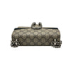 GUCCI 古馳 DIONYSUS MINI SHOULDER BAG 迷你老花酒神翻蓋包 PVC帆布絨布 棕色 銀釦