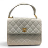 CHANEL 香奈兒 TRENDY CC 漸層菱格手提包 小羊皮 漸層藍白 金釦
