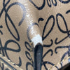 LOEWE 羅威 老花手拿包 107.54PK05  皮革 棕色 銀釦