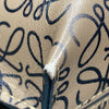 LOEWE 羅威 老花手拿包 107.54PK05  皮革 棕色 銀釦