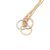 CARTIER 卡地亞 TRINITY NECKLACE 三環項鍊 K18PG  4.15g