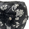 CHANEL 香奈兒 AIRLINE TRAVEL BOSTON BAG 航空系列波士頓包 尼龍 黑色 銀釦