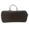 LOUIS VUITTON 路易威登 NEVERFULL MM M號托特包 PVC帆布 棋盤格 棕色 金釦
