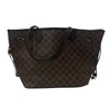 LOUIS VUITTON 路易威登 N51105 NEVERFULL MM M號托特包 PVC帆布 棋盤格 棕色 金釦