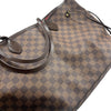 LOUIS VUITTON 路易威登 N51105 NEVERFULL MM M號托特包 PVC帆布 棋盤格 棕色 金釦