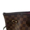 LOUIS VUITTON 路易威登 N51105 NEVERFULL MM M號托特包 PVC帆布 棋盤格 棕色 金釦