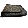 GOYARD 高雅德 PLUMET POCKET WALLET 信封斜背包 PVC帆布 黑色 銀釦