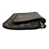 GOYARD 高雅德 PLUMET POCKET WALLET 信封斜背包 PVC帆布 黑色 銀釦