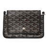 GOYARD 高雅德 PLUMET POCKET WALLET 信封斜背包 PVC帆布 黑色 銀釦