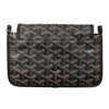 GOYARD 高雅德 PLUMET POCKET WALLET 信封斜背包 PVC帆布 黑色 銀釦