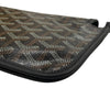 GOYARD 高雅德 PLUMET POCKET WALLET 信封斜背包 PVC帆布 黑色 銀釦