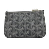 GOYARD 高雅德 SENAT 零錢包 PVC帆布 老花 灰色 銀釦