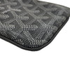 GOYARD 高雅德 SENAT 零錢包 PVC帆布 老花 灰色 銀釦