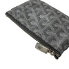 GOYARD 高雅德 SENAT 零錢包 PVC帆布 老花 灰色 銀釦