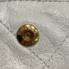 CHANEL 香奈兒 肩背包 小牛皮 CHANEL22 小號 白色 金釦