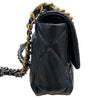 CHANEL 香奈兒 CHANEL 19 肩背包 皮革 黑色 金釦