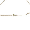 TIFFANY&CO. 蒂芙尼 HEART 心型鑽石項鍊 K18YG 黃金色