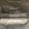 CHANEL 香奈兒 CF25 黑色 荔枝牛皮 銀釦