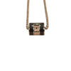 HERMES 愛馬仕 POP H MINI 小尺寸H項鍊 合金 黑色 銀釦