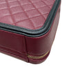 CHANEL 香奈兒 A93343 CC FILIGREE VANITY CASE 復古箱包 荔枝牛皮 酒紅色 金釦