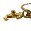 CHANEL 香奈兒 96P TURN-LOCK 鎖頭造型項鍊 合金 金色