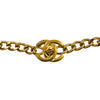 CHANEL 香奈兒 96P TURN-LOCK 鎖頭造型項鍊 合金 金色