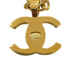 CHANEL 香奈兒 96P TURN-LOCK 鎖頭造型項鍊 合金 金色