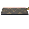 LOUIS VUITTON 路易威登 M82739 LV CHARMS 卡夾 PVC帆布 老花 粉紅色 金釦