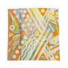 HERMES 愛馬仕 CARRE 90 LE REVE DE JULIA 絲巾 純蠶絲 橘色系