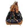LOUIS VUITTON 路易威登 M40124 URSULA 托特包 PVC帆布 黑三彩 金釦