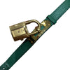 HERMES 愛馬仕 KELLY WATCH 綠色錶帶 鍍黃金色 石英錶