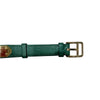 HERMES 愛馬仕 KELLY WATCH 綠色錶帶 鍍黃金色 石英錶