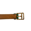 HERMES 愛馬仕 KELLY WATCH 綠色錶帶 鍍黃金色 石英錶