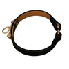 HERMÈS 愛馬仕 U刻 RIVALE MINI BRACELET 黑色皮革手環