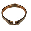HERMES 愛馬仕 Z刻 H081181 RIVALE MINI BRACELET 大象灰 皮革合金手環