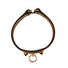 HERMES 愛馬仕 Z刻 H081181 RIVALE MINI BRACELET 大象灰 皮革合金手環