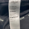 CELINE 字母C鴨舌帽 SIZE:M 棉質 黑色