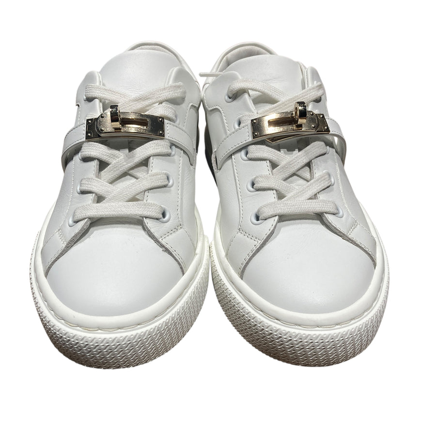 HERMES 愛馬仕 DAY SNEAKER 白色球鞋