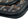 GOYARD 高雅德 PLUMET POCKET WALLET 信封斜背包 PVC帆布 黑色 銀釦