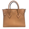 LOUIS VUITTON 路易威登 ON MY SIDE GM 奶茶色 皮革 金釦